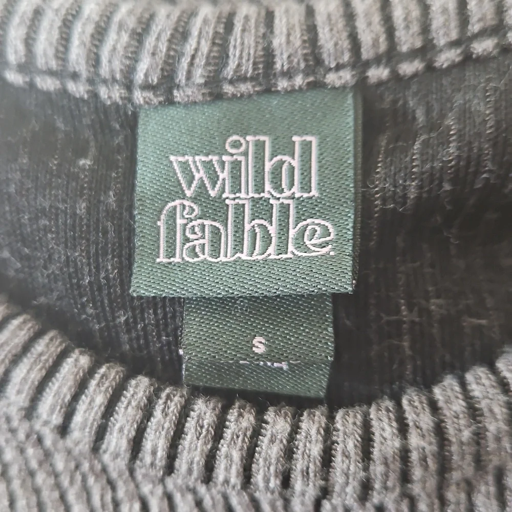 Wild Fable Gray Ribbed Long Sleeve Top - Picture 7 of 9